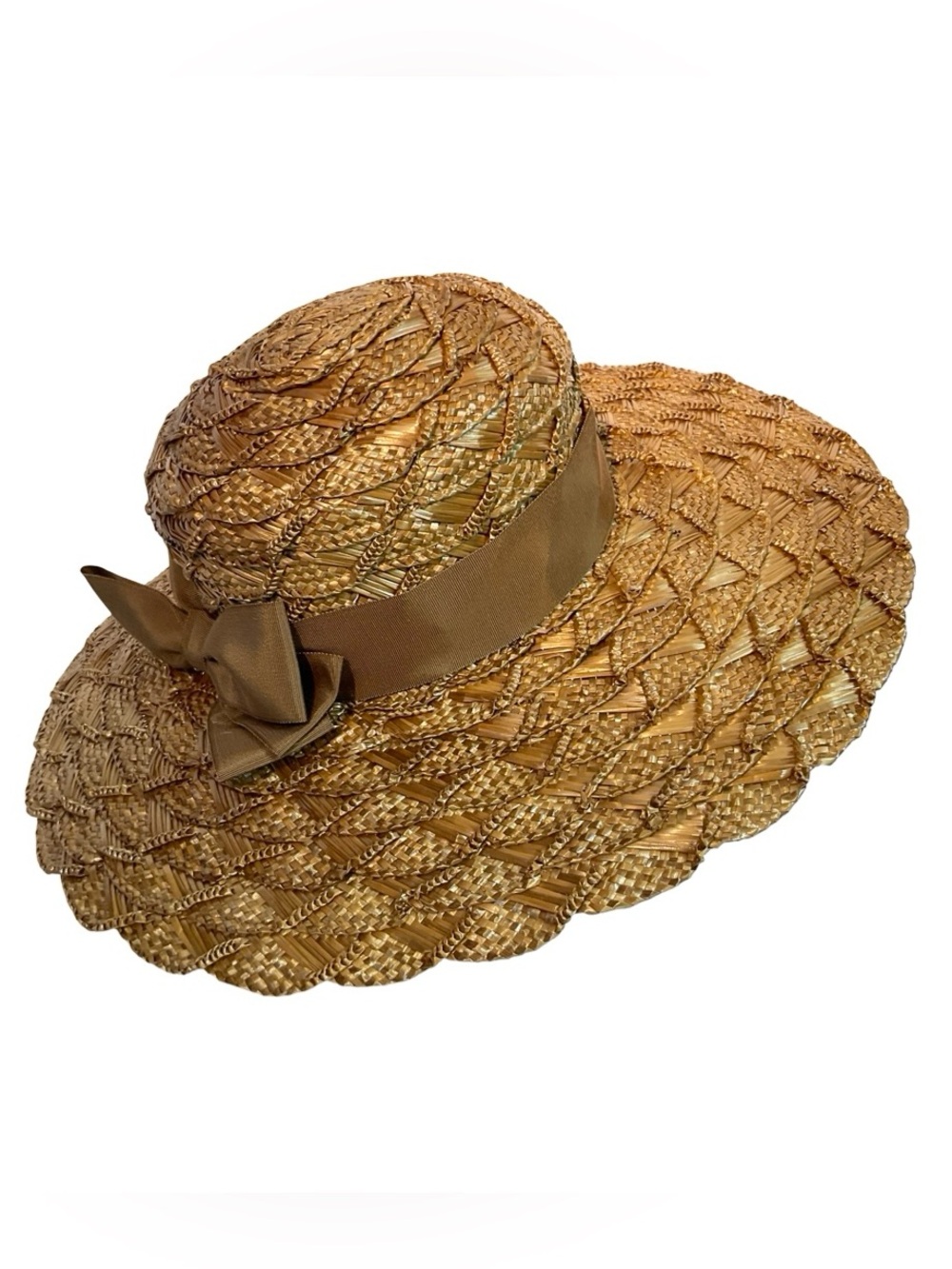 Suzanne Couture Millinery Straw Summer Hat